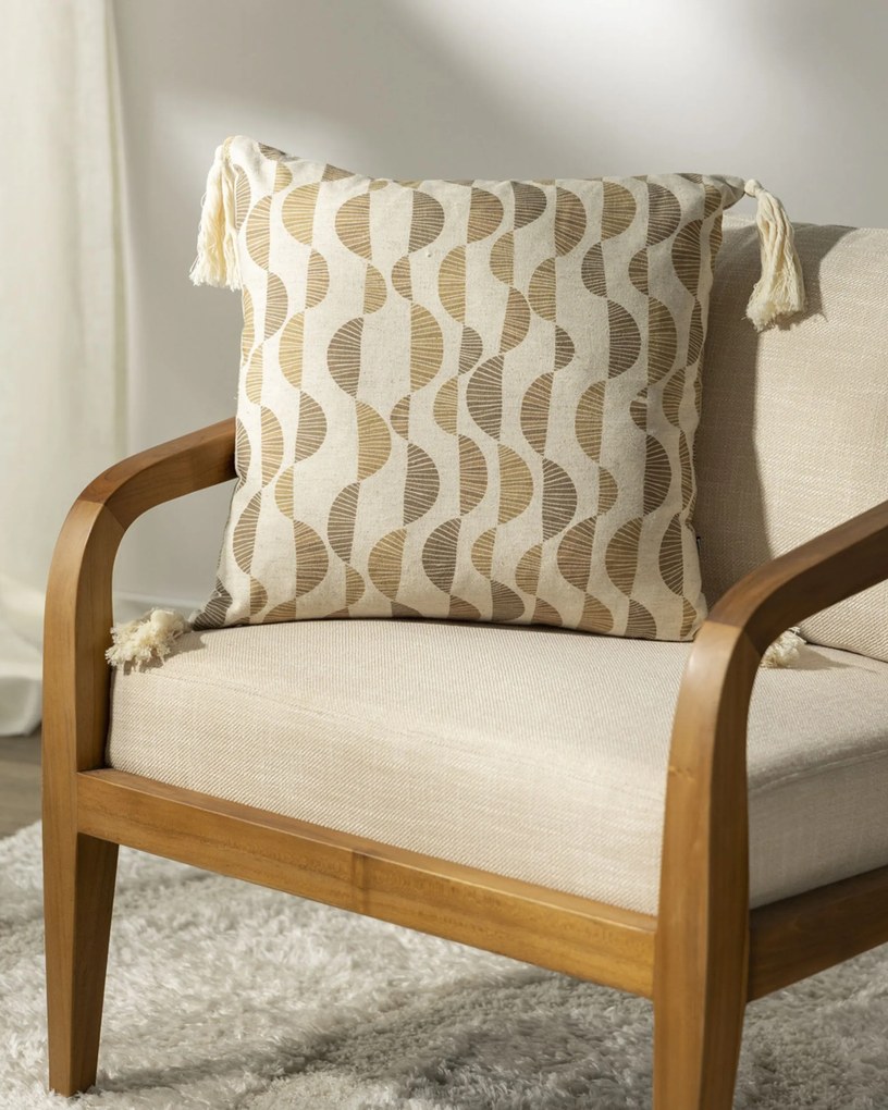 Obliečka na vankúš so strapcami Retro Flow 45x45 cm
