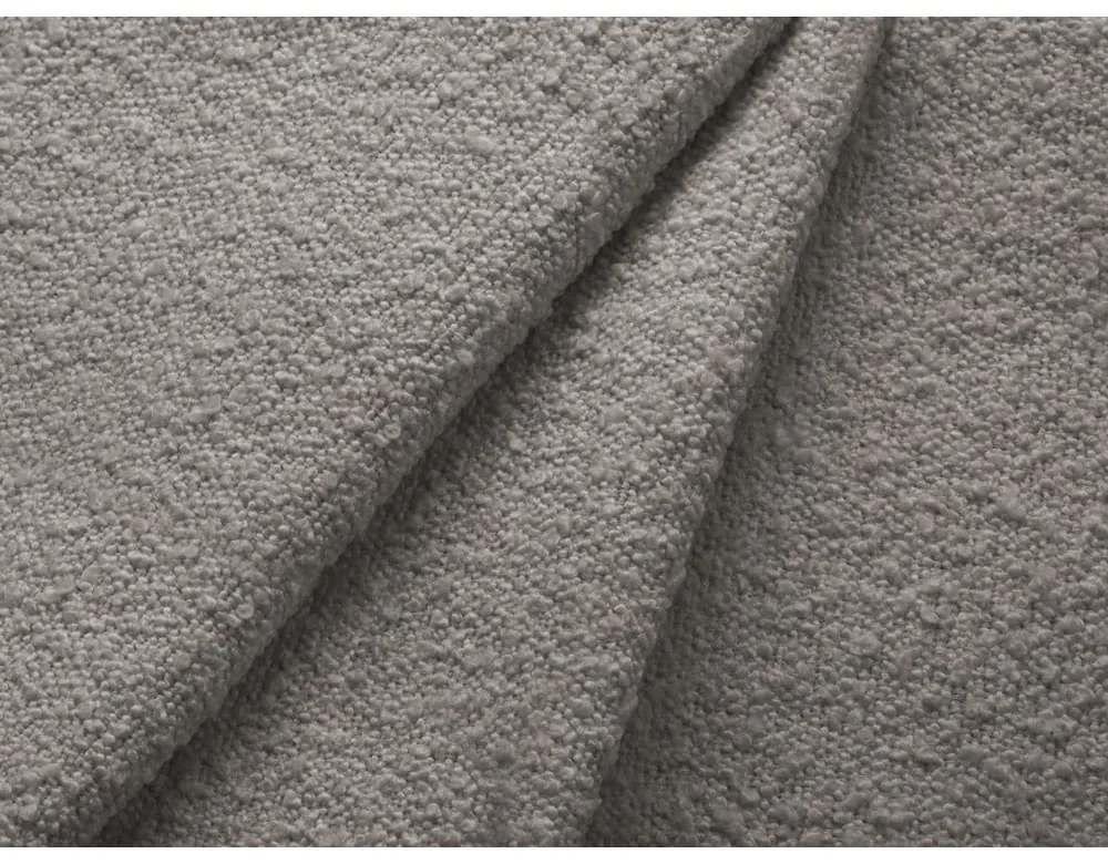 Svetlosivá rozkladacia/s úložným priestorom rohová pohovka z textílie buklé (pravý roh/s leňoškou) Kyoto – Cosmopolitan Design