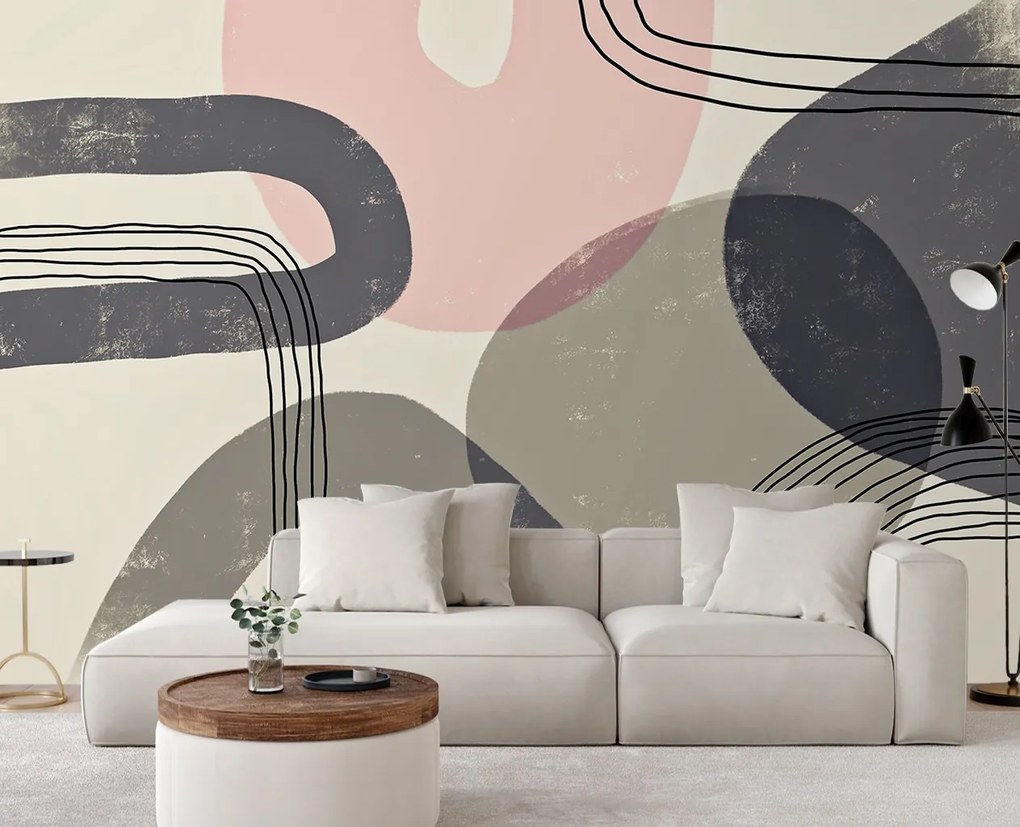 Gario Fototapeta Béžové vzory Boho - Andrea Haase Materiál: Vliesová, Rozmery: 350 x 245 cm