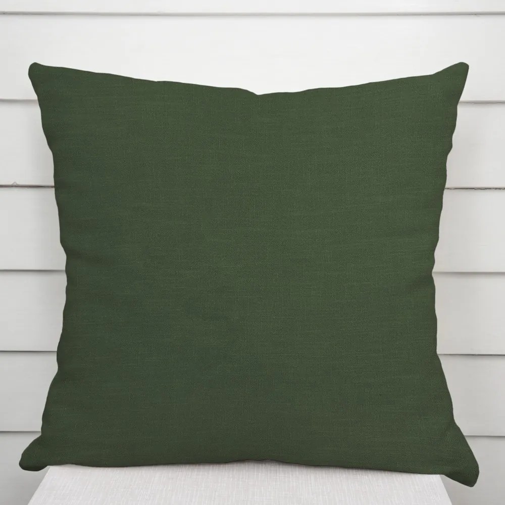 Biante Ľanová dekoračná obliečka na vankúš LEN-020 Khaki zelená 50 x 70 cm