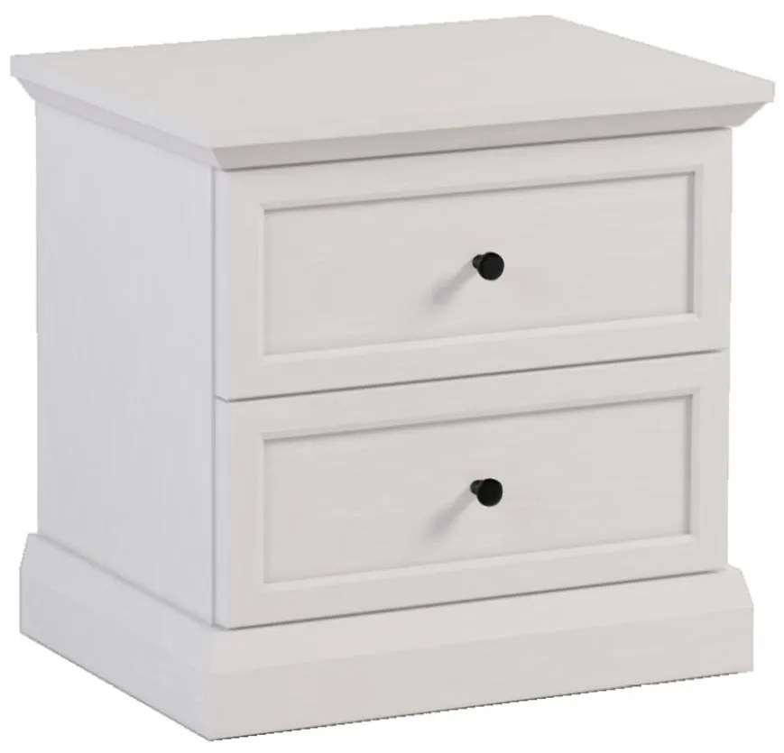 Nočný Stolík Lucca SN biela opal