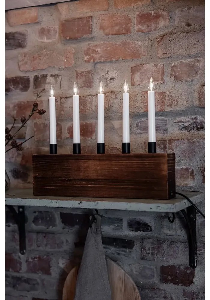 Hnedá vianočná svetelná dekorácia Albero – Markslöjd