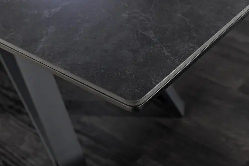 Rozkladací jedálenský stôl Atlas 46500 160/200x90cm Ceramik graphite marble  - Komfort-nábytok