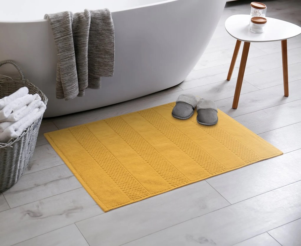 PREDLOŽKA DO KÚPEĽNE JESSI 60X90 CM HORČICOVÁ