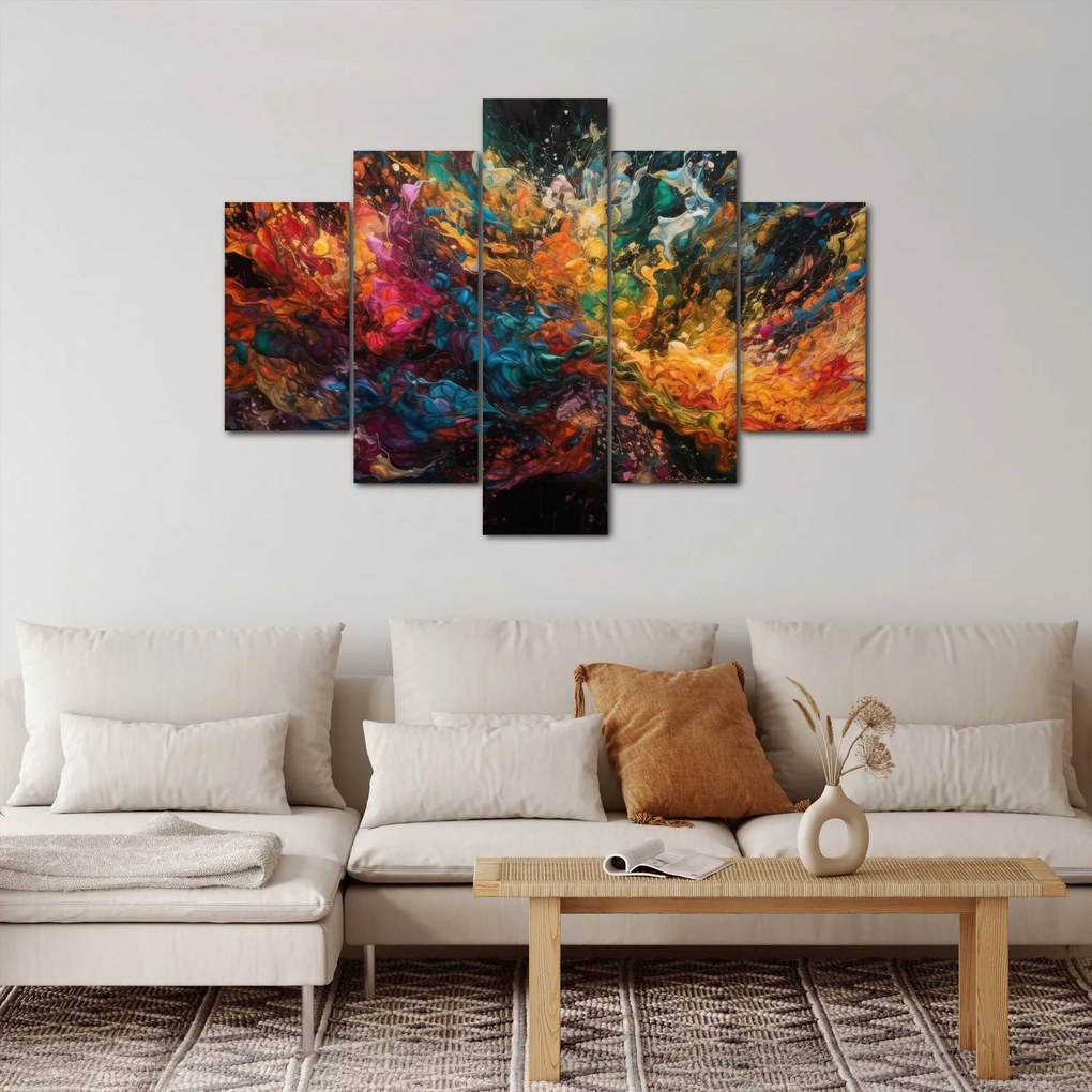 Obraz - Farebná abstrakcia II. (150x105 cm)