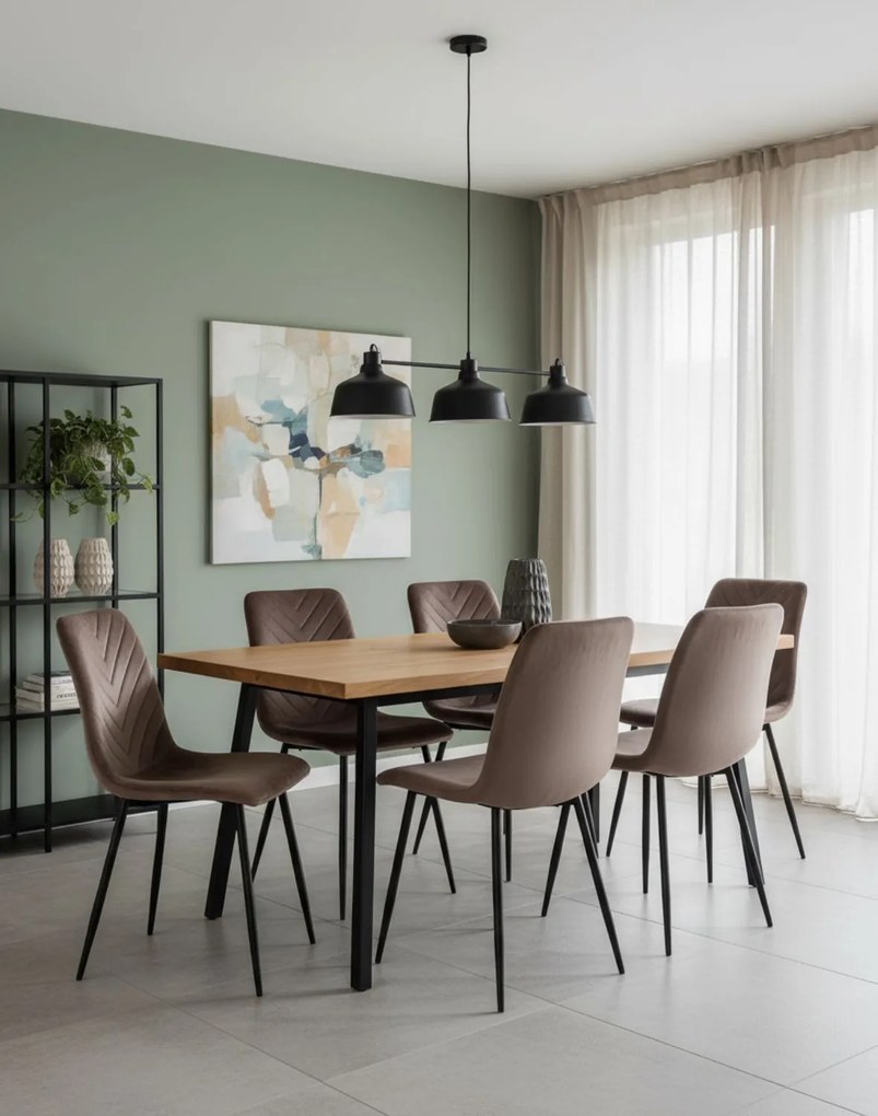 Stolička Daren Velvet cappuccino