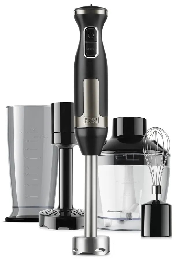 Black+Decker BXHBA1500E Tyčový mixér, čierna