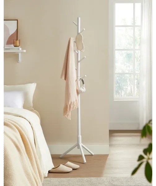 Stojanový vešiak LINEA biela