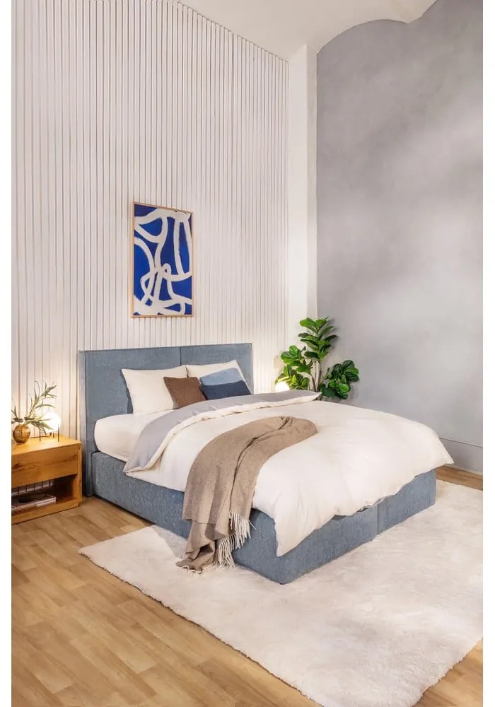 Modrá boxspring posteľ 180x200 cm Olia Bold – Bonami Selection