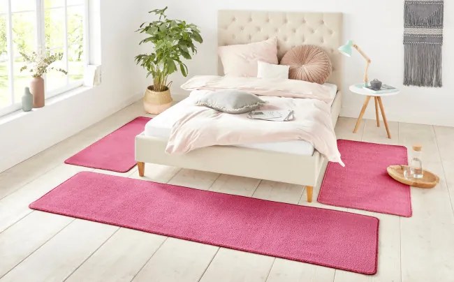 Spálňová sada kobercov Hanse Home NASTY tmavoružová