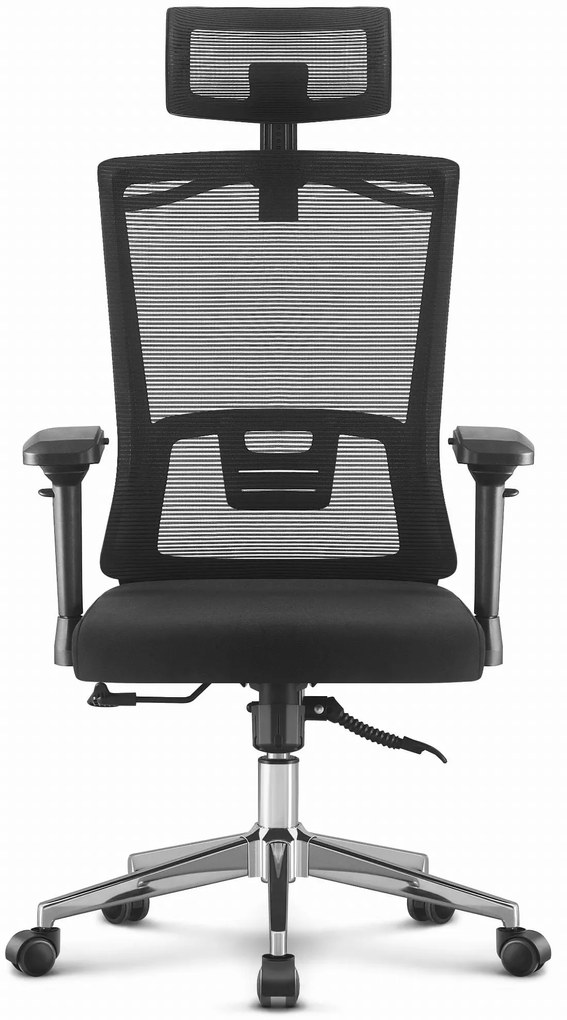 Hells Ergonomická otočná kancelárska stolička Hell's Chair HC- 1027 Black FABRIC