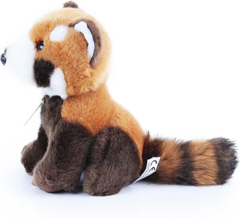 Rappa Plyšová panda červená, 18 cm