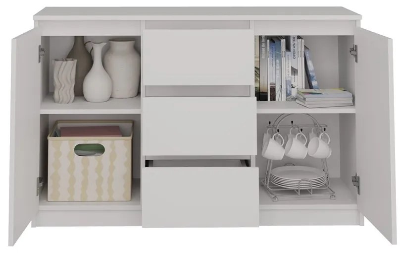 Komoda Musecalo 11 (biela). Akcia -20%. Vlastná spoľahlivá doprava až k Vám domov. 1132863