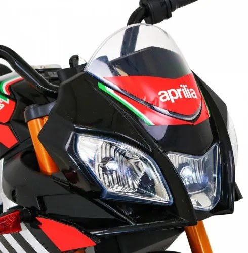 RAMIZ Elektrická motorka Aprilia Tuono V4 - čierna