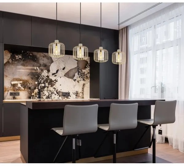 Globo 15758-4H - Luster na lankách ALFRED 4xE27/40W/230V