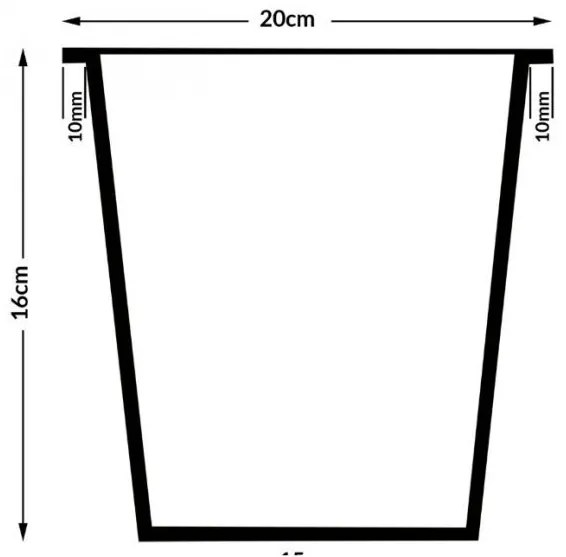 InternetovaZahrada Kvetináč 95 x 27 x 60cm hnedý -4 nádoby