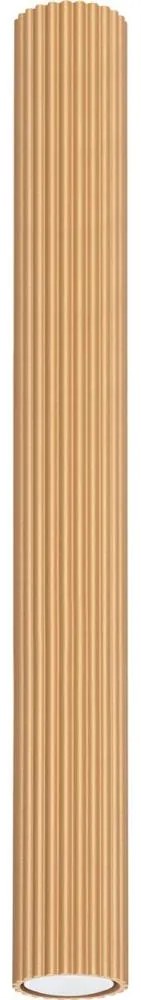 Sollux SL.1553 - Bodové svietidlo KARBON 1xGU10/10W/230V 60 cm zlatá