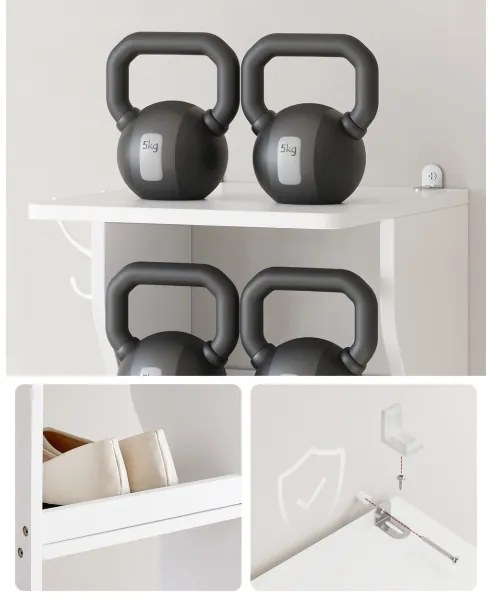 Botník BOTARO biela