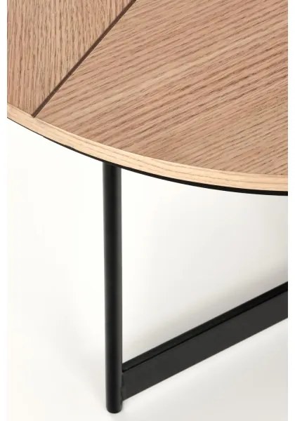 Konferenčný stolík KARIDA 41x80 cm béžová/čierna