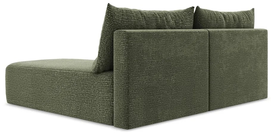 Zelená rozkladacia/s úložným priestorom rohová pohovka (pravý roh) Kalena – Makamii