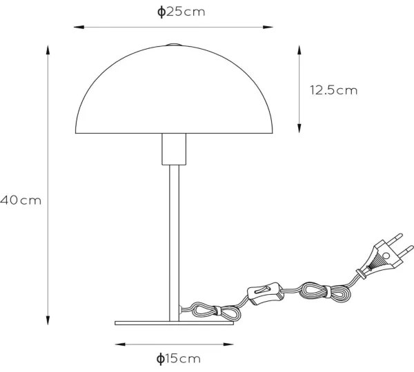 Lucide 45596/01/33 - Stolná lampa SIEMON 1xE14/25W/230V zelená