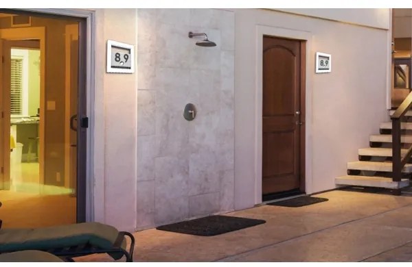 LED Domové číslo ALICE LED/13W/230V IP44 3000K antracit