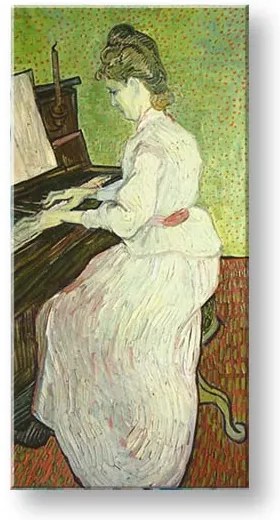 Obraz na plátne Vincent van Gogh - Marguerite Gachet pri klavíri | rôzne rozmery