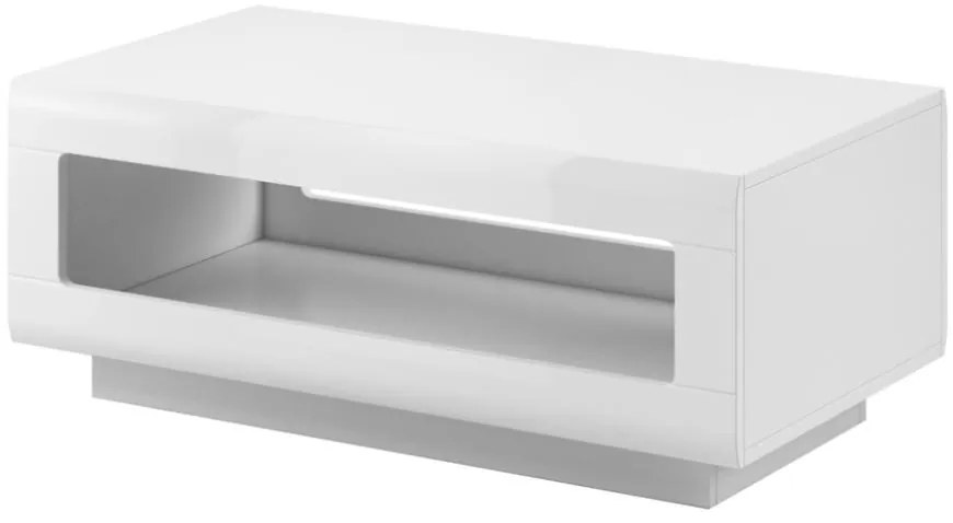 Konferenčný stolík Tulsa 99 biela lesklá