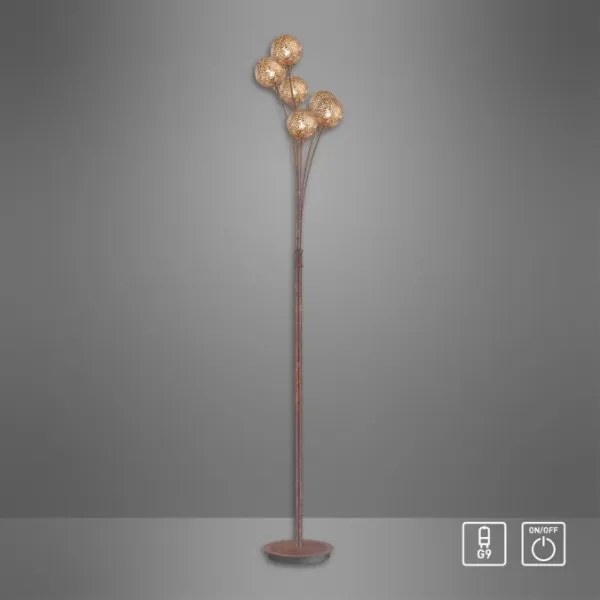 Paul Neuhaus 398-48 - Stojacia lampa GRETA 6xG9/40W/230V