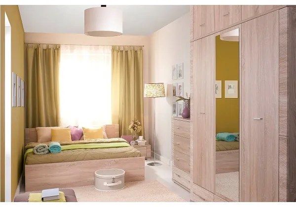 Nočný stolík THEMO 29x63 cm dub sonoma