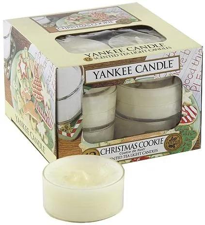 Sviečky čajové Yankee Candle Vianočné pečivo, 12 ks