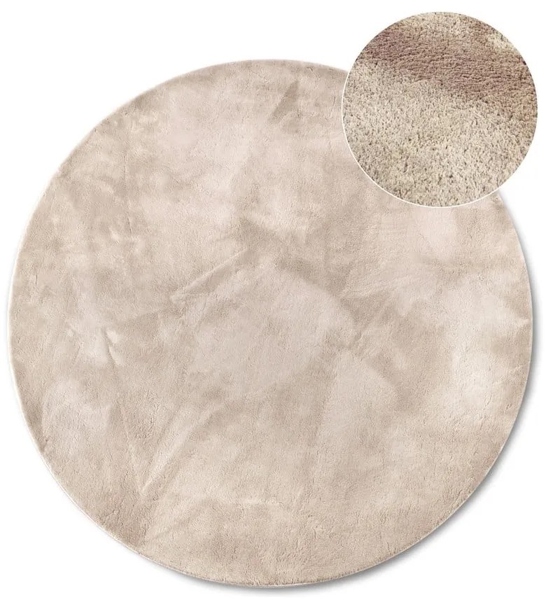 Krémový okrúhly koberec ø 160 cm Leon – Villeroy&amp;Boch
