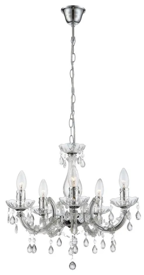 Globo 63116-5 - Luster na reťazi CUIMBRA 5xE14/40W/230V