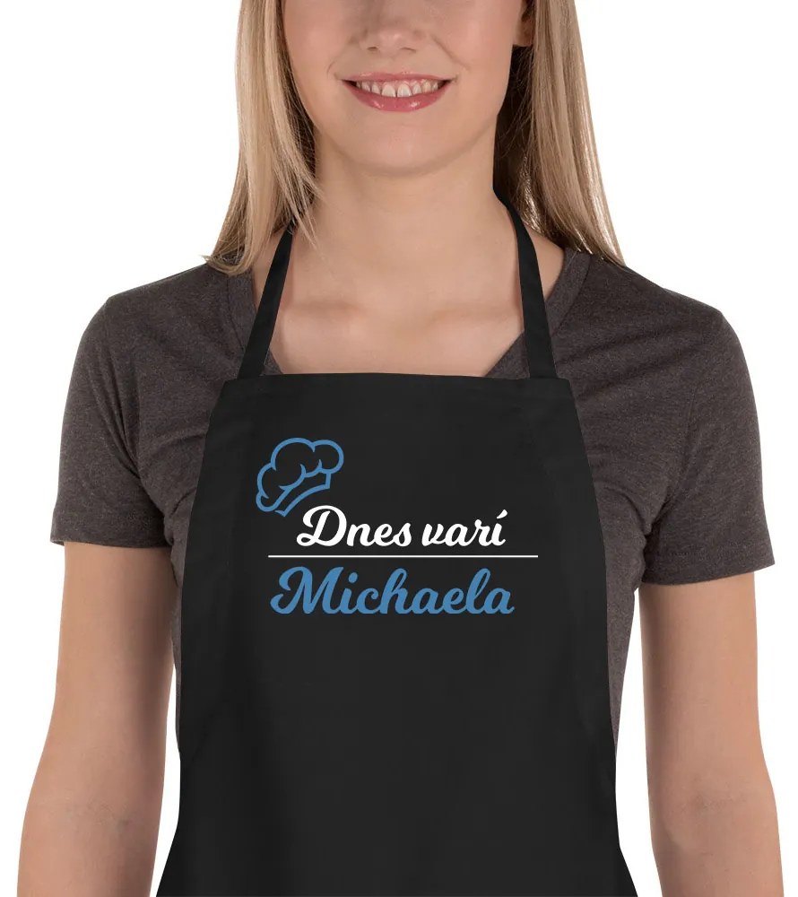 Sablio Kuchynská zástera s menom: Dnes varí