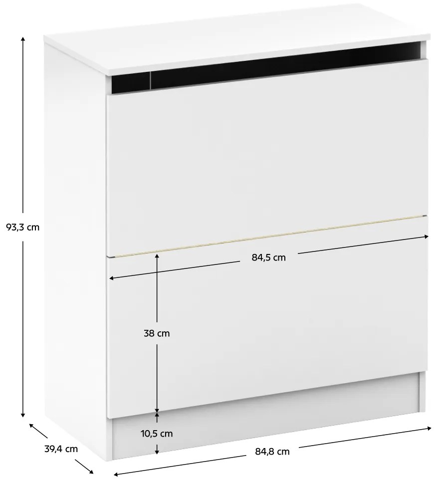 Perinák BETTY 2, biela
