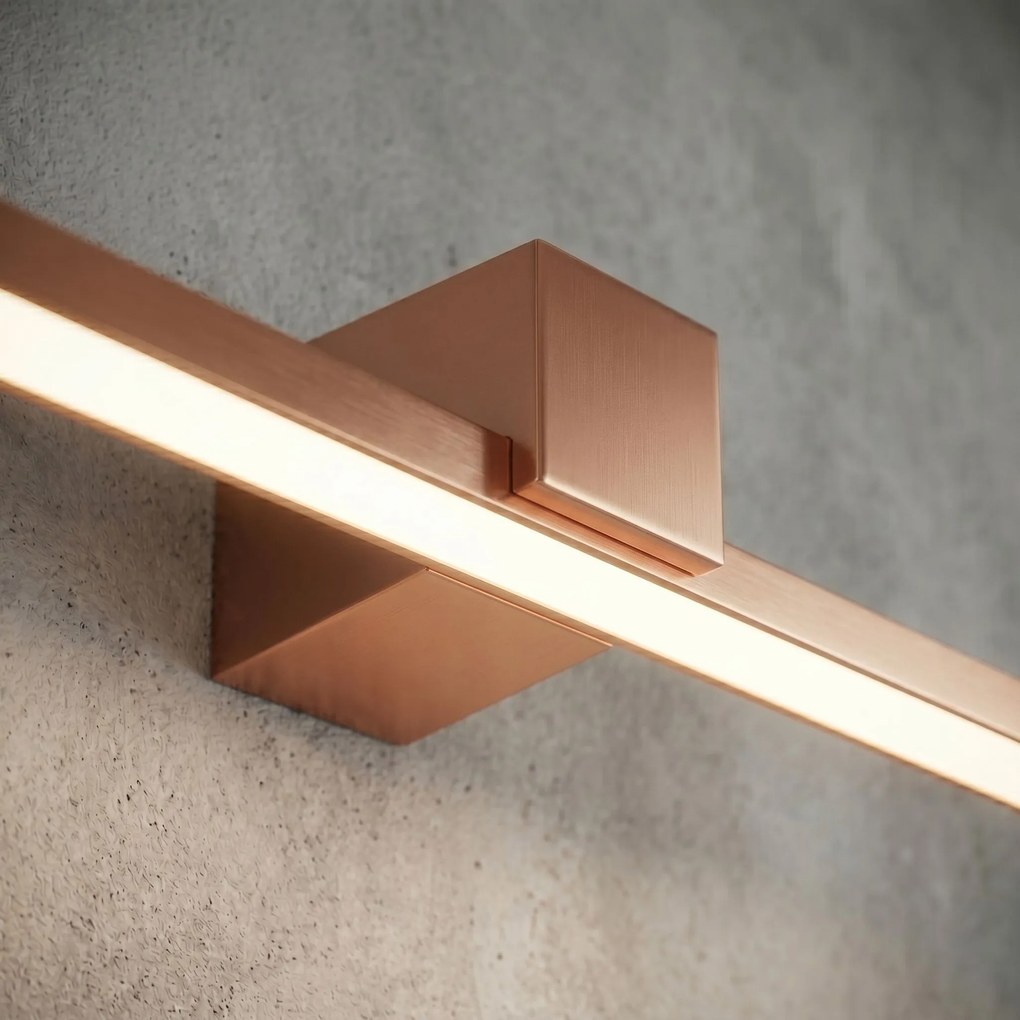 Toolight Toolight, LED nástenné svietidlo, 40cm, 8W, 4000K, 1000lm, SWE052-1W, medená matná, OSW-20152