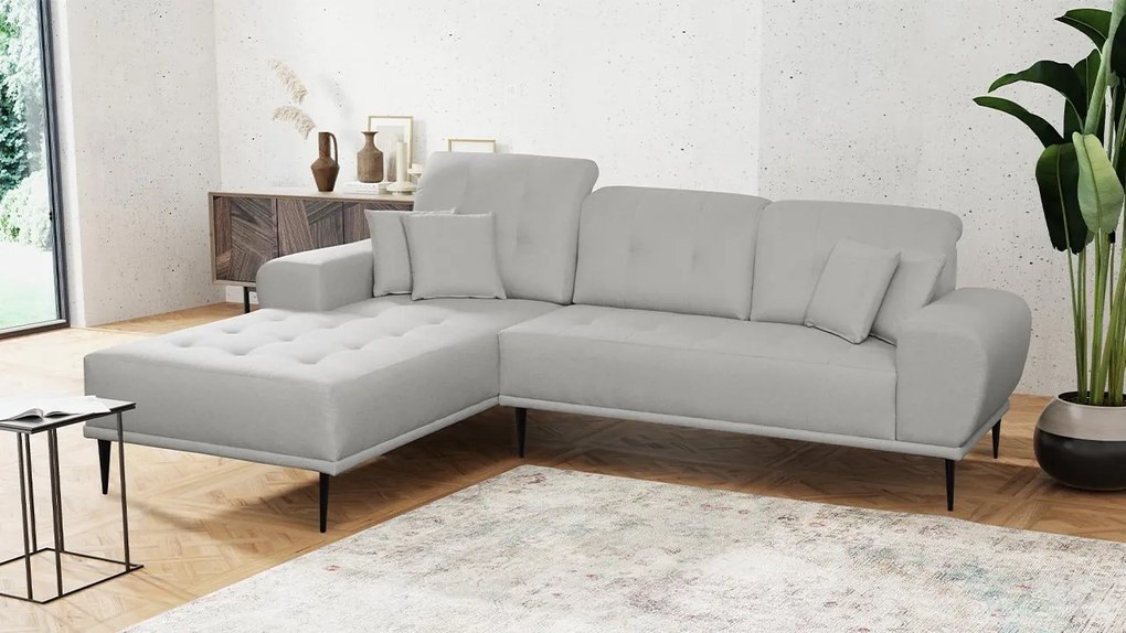 Rohová pohovka Huguk, Farby: Luxo 6601, Strana: pravá
