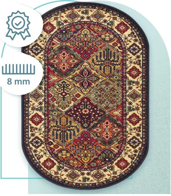 Koberec Agnella Standard Bergenia zlatý ovál