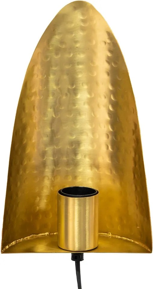 Medená antik nástenná kovová lampa Frio - 16*7*25 cm E27/max 1*40W