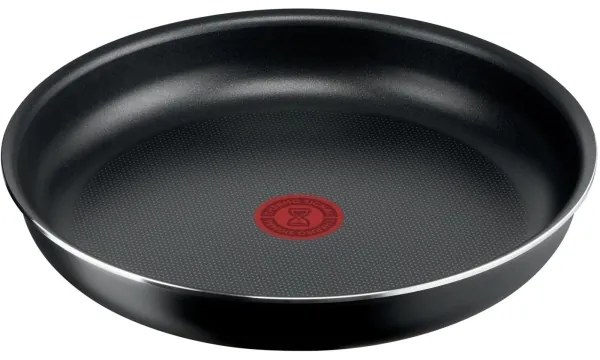 Tefal - Sada panvíc 3 ks INGENIO EASY COOK & CLEAN BLACK