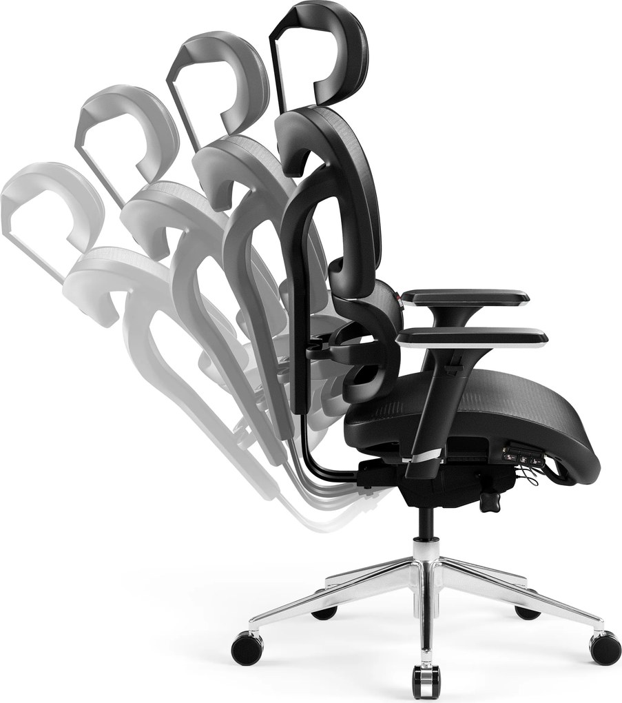 Ergonomická kancelárska stolička čierna: Diablo V-Commander