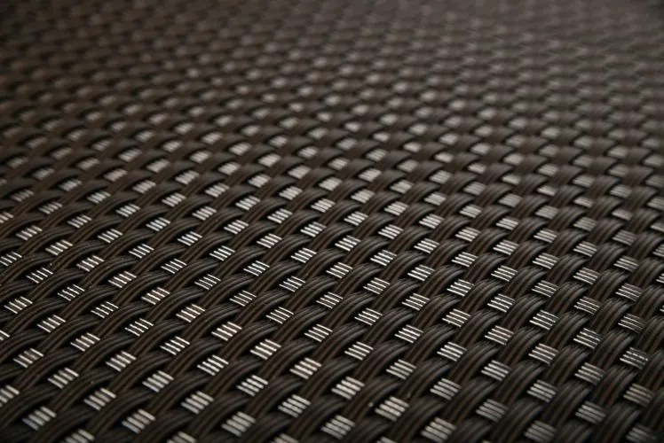 RattanArt Ratanový kvetináč Novara tmavo hnedý 35x35x60