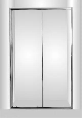 HOPA - Sprchové dveře do niky SMART - SELVA - 140 cm, 190 cm, Univerzální, Hliník chrom, Čiré bezpečnostní sklo - 4 / 6 mm (OLBSEL14CCBV)