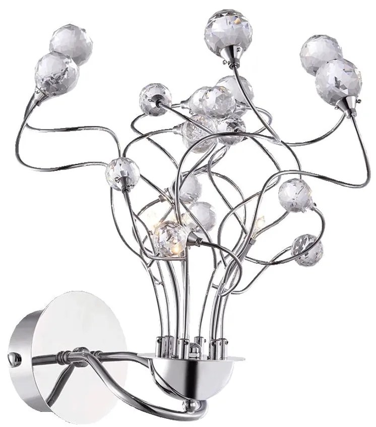 LUXERA 1532 - Nástenné svietidlo CRYSTAL 3xG4/20W/230V