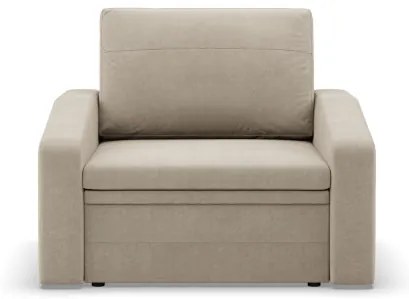 Kreslo ORBIT rozkladacie, béžové