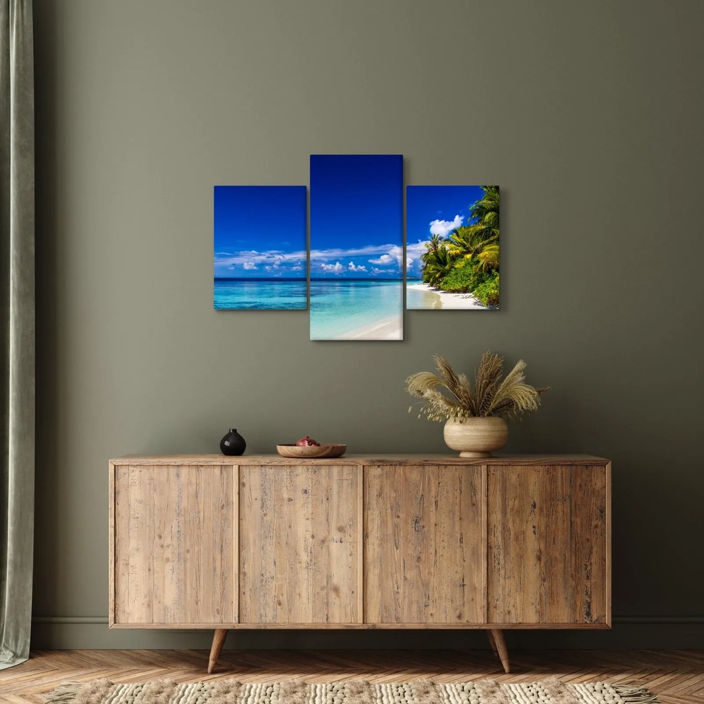 Obraz tropickej pláže (90x60 cm)