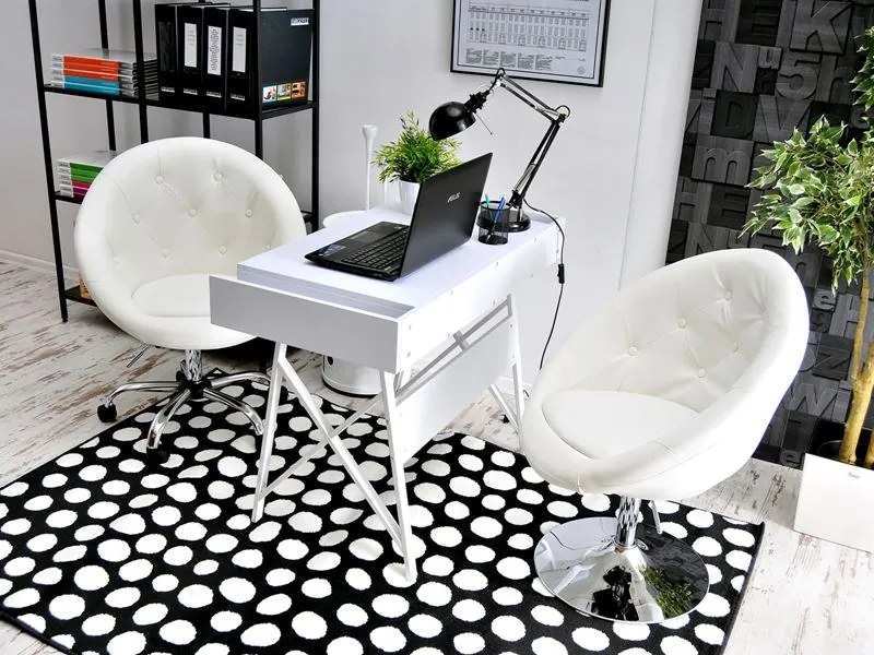 Kreslo Lush 3 (biela + zlatá). Akcia -24%. Vlastná spoľahlivá doprava až k Vám domov. 1110203