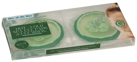 Gélové chladiace vankúšiky na oči Cucumber, 2 ks​