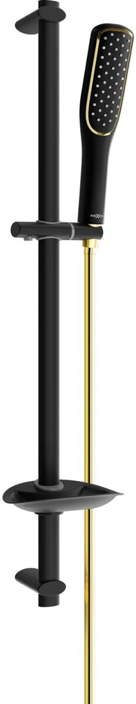 Mexen sprchový set DB49, čierna/zlatá, 785494584-57