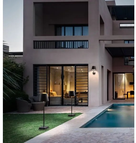 Redo 9127 - LED Vonkajšia lampa GIORGIO LED/7W/230V IP65 čierna